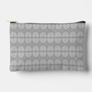Ceramic lace Grey Accessory Pouch