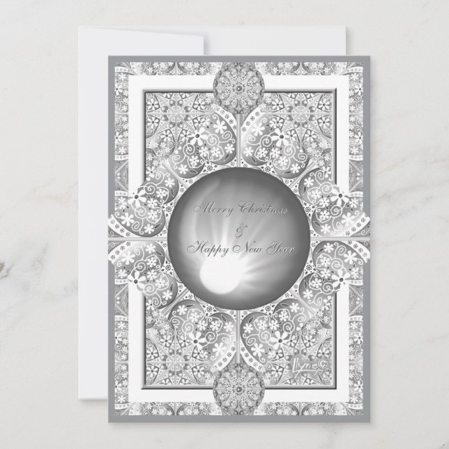 Ceramic lace Grey Card (Front)