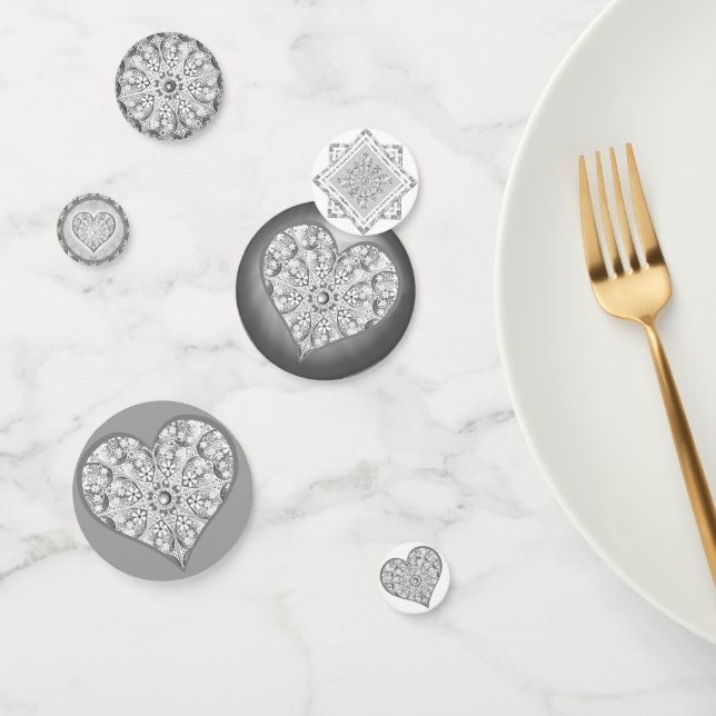 Ceramic Lace grey Confetti (Group)