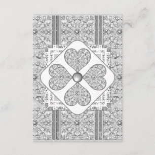 Ceramic Lace grey Enclosure Card