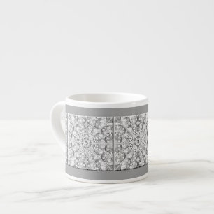 Ceramic lace Grey Espresso Cup
