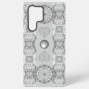 Ceramic lace Grey Samsung Galaxy Case