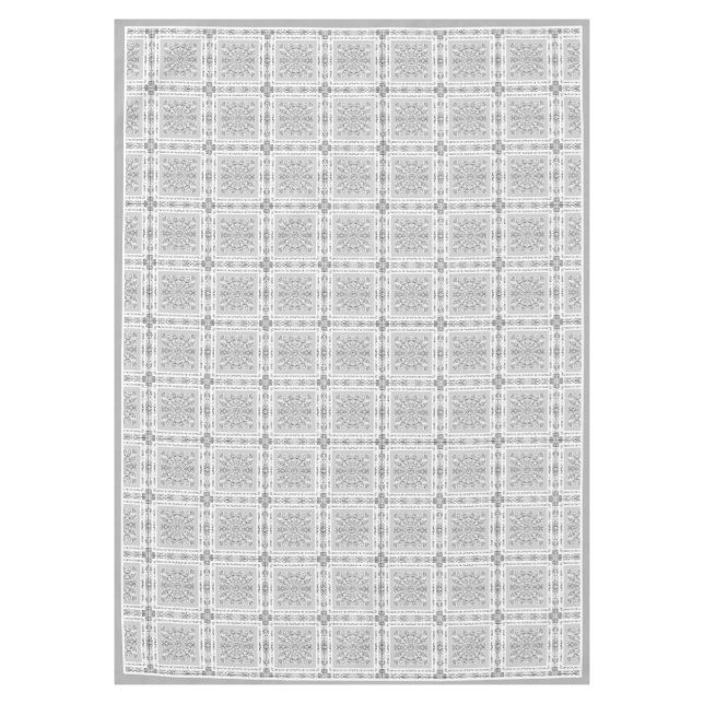 Ceramic Lace grey Tablecloth (Front)