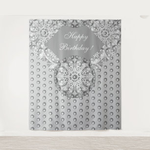 Ceramic lace Grey Tapestry