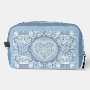Ceramic Lace Light Blue Dopp Kit