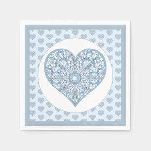 Ceramic Lace Light Blue Napkin