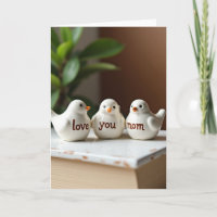 Ceramic Love You Mum Card