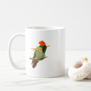 Ceramic mug with Tufted Coquette design