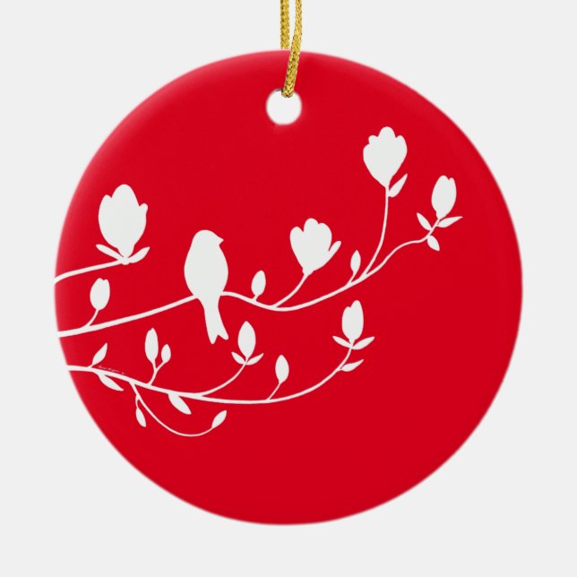 Ceramic Ornament - 'A Momentary Solitude' (Front)