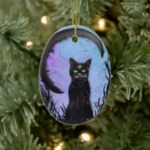 Ceramic Ornament - Black Magic