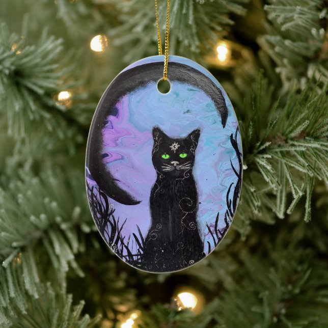 Ceramic Ornament - Black Magic (Tree)