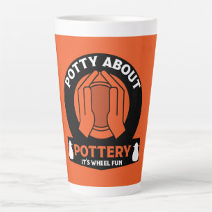 Ceramic Pottery Maker Latte Mug