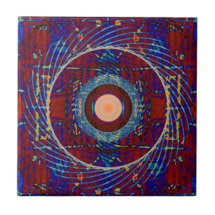 Ceramic (Red velvet vixen) tile
