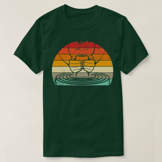 Ceramic Retro Kiln Pottery T-Shirt (Design Front)