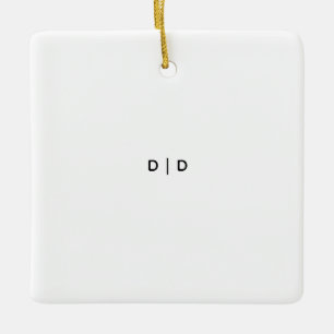 Ceramic Square Ornament
