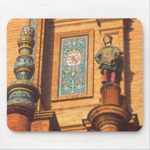 Ceramic statue detail on the Plaza de Espana in Mouse Pad