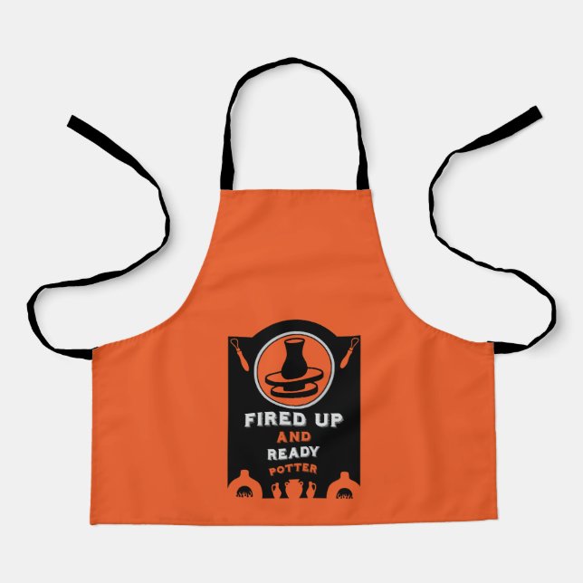 Ceramic Studio Potter Apron (Front)
