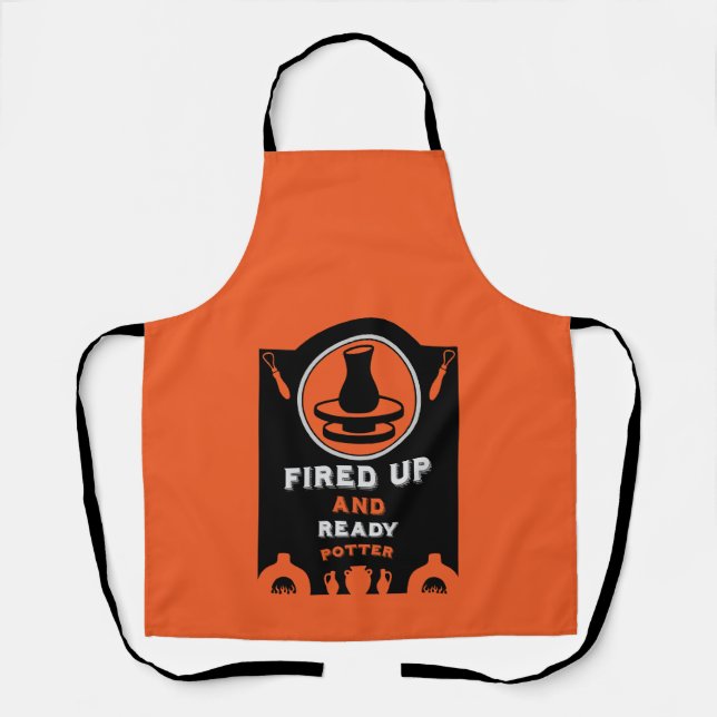Ceramic Studio Potter Apron (Front)