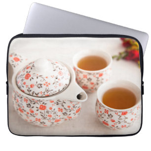 Ceramic Tea Set Laptop Sleeve