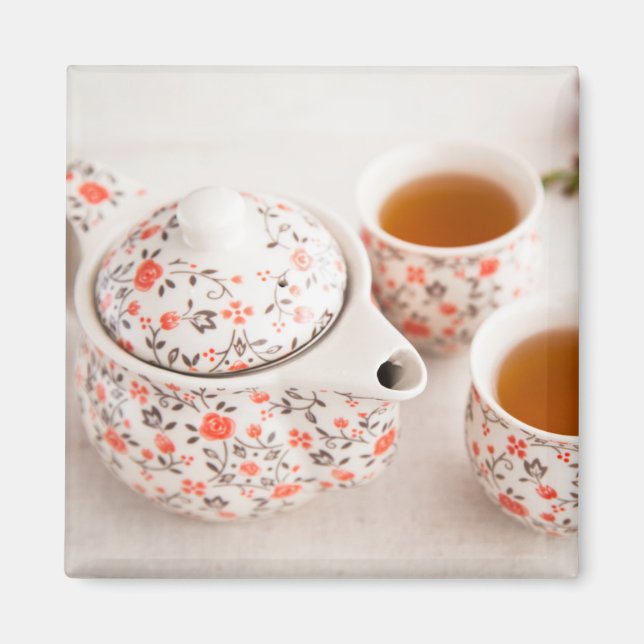 Ceramic Tea Set Magnet (Front)