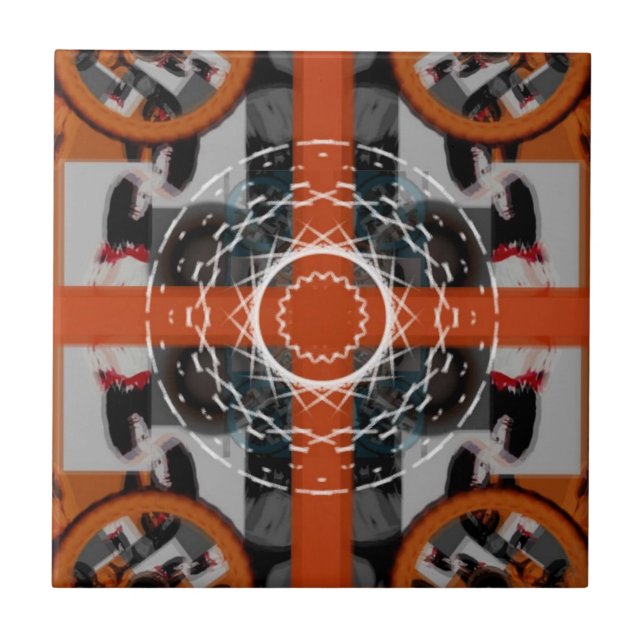 Ceramic Tile (Adelaide's orange rotator) (Front)