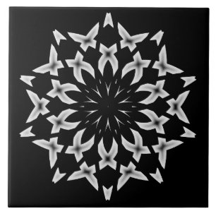 Ceramic Tile, An elegant black & white design Cer Tile