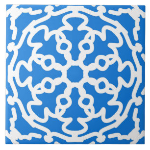 Ceramic Tile, An elegant blue & white design Ceramic Tile