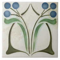 Ceramic Tile - Antique Art Nouveau