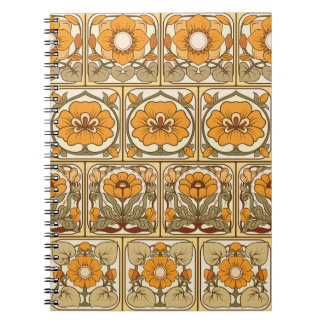Ceramic Tile: Art Nouveau Style. Notebook