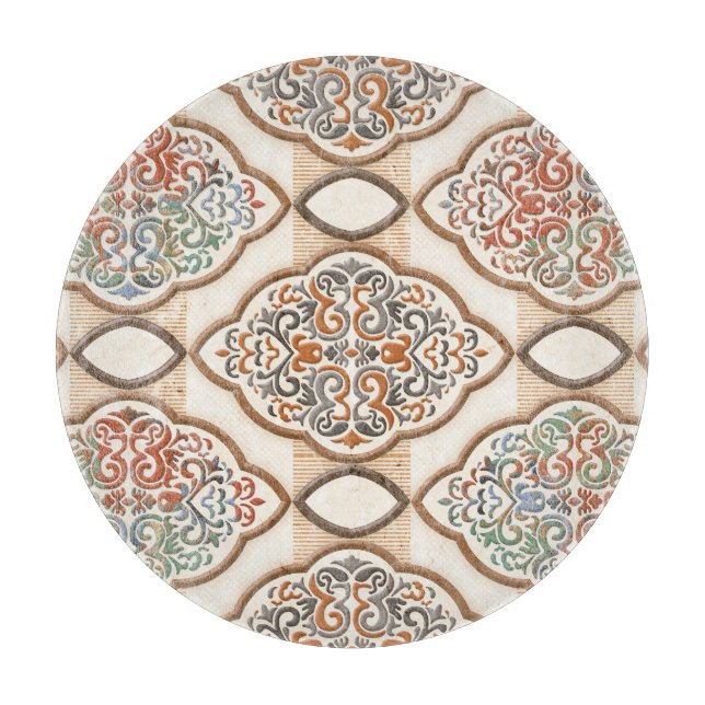 Ceramic Tile: Artistic Wall Decor Cutting Board (Front)