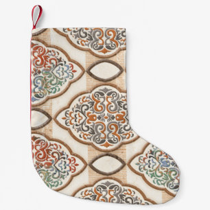 Ceramic Tile: Artistic Wall Decor Small Christmas Stocking