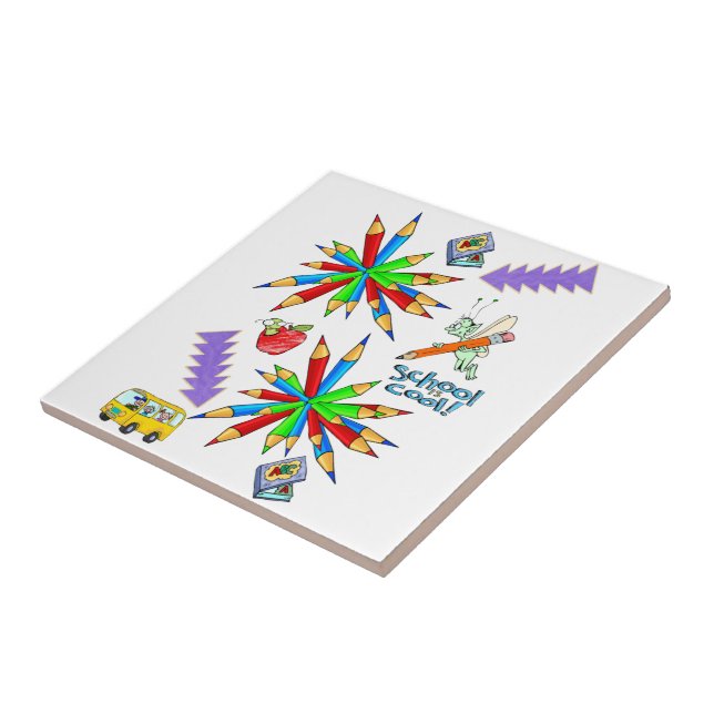 Ceramic Tile Back to School is Cool (Side)