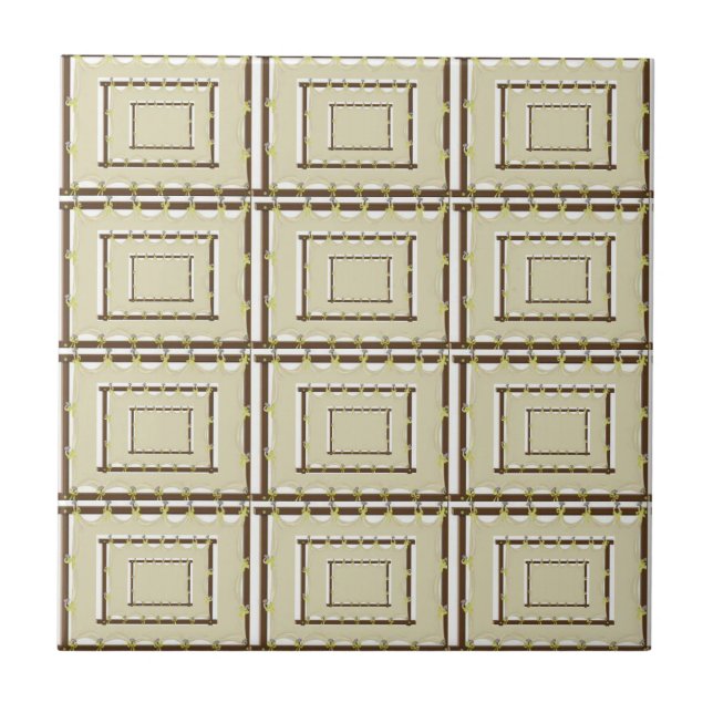 Ceramic Tile Beige Brown (Front)