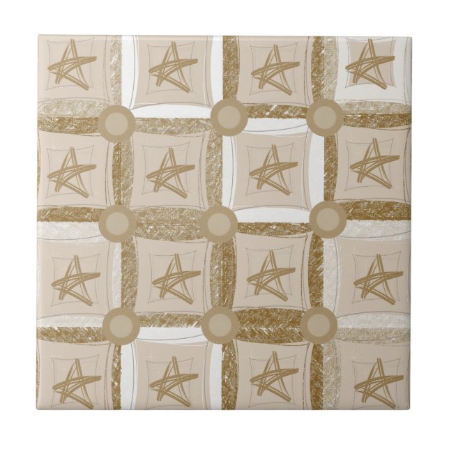 Ceramic Tile Beige Brown (Front)