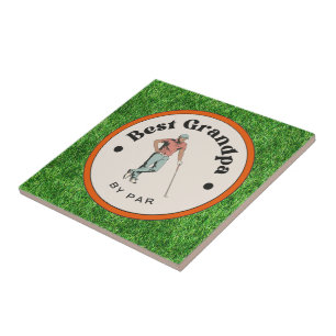 Ceramic Tile - Best Grandpa by Par