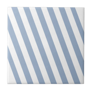 Ceramic Tile  Blue Stripe