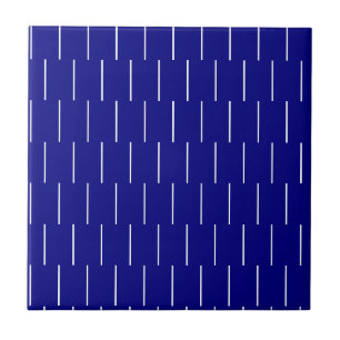 Ceramic Tile Blue & White Dotted