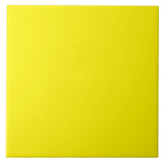 Ceramic Tile - Bright Yellow - Decorative Tile