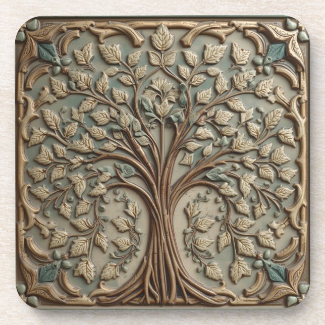 Ceramic Tile Coaster (Front)