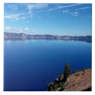 Ceramic Tile Coaster Crater Lake