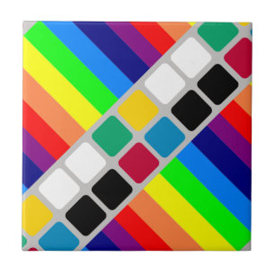 Ceramic Tile Colorful Colors