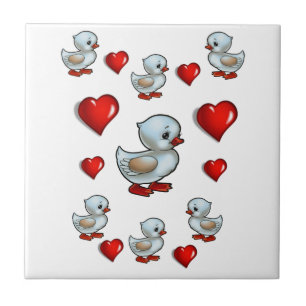 Ceramic Tile Duck