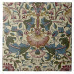 Ceramic tile fireplace William Morris designs 026<br><div class="desc">This is a ceramic wall tile,  printed with William Morris design,  give an elegant touch to your bathroom walls,  kitchen backsplashes or decorate around your fireplace for a vintage look.</div>