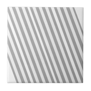 Ceramic Tile  Grey Stripe 