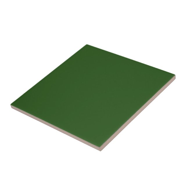 Ceramic Tile Hunter Green Square (Side)