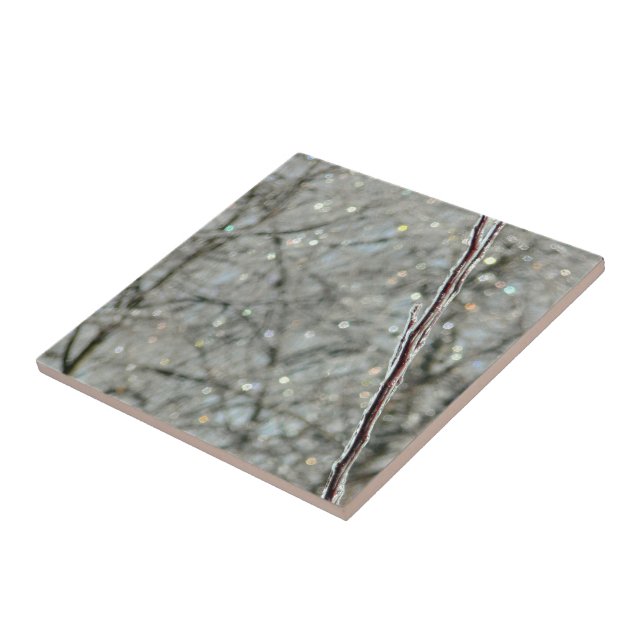 CERAMIC TILE /ICE STORM/MULTI-COLORED/ICE-ENCASED (Side)