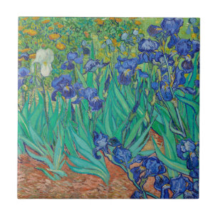 CERAMIC TILE "IRISES" BY VINCENT Van Gogh
