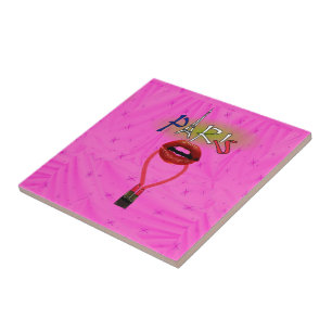 Ceramic Tile Paris France Lipstick