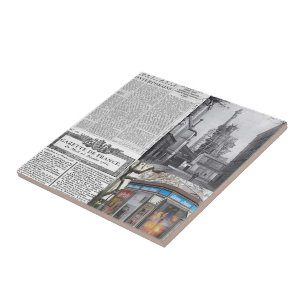 Ceramic Tile Paris France Newspaper