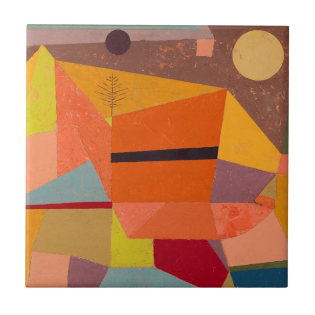 CERAMIC TILE : PAUL KLEE  (Front)